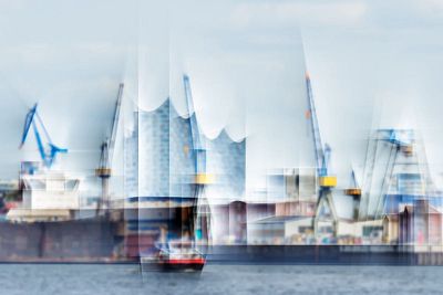 Leinwand Hamburger Hafen